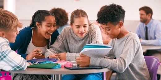 Middle Years Students Collaborating